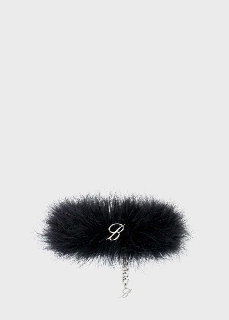CHOKER WITH MARABOU FEATHERS 1