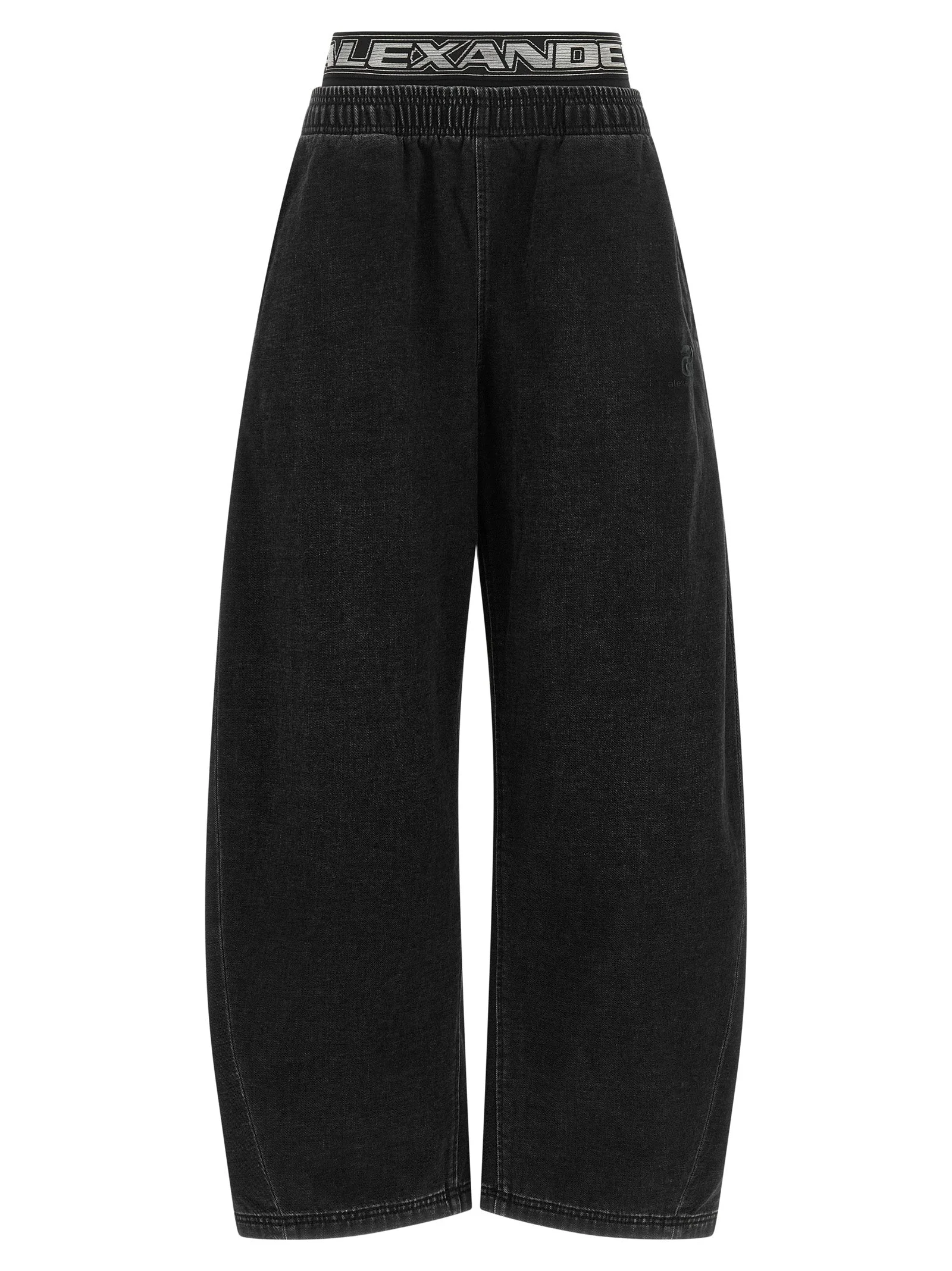 Alexander Wang Women Denim Pants With Elastic - 1