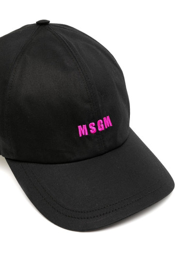 MSGM logo-print baseball cap outlook