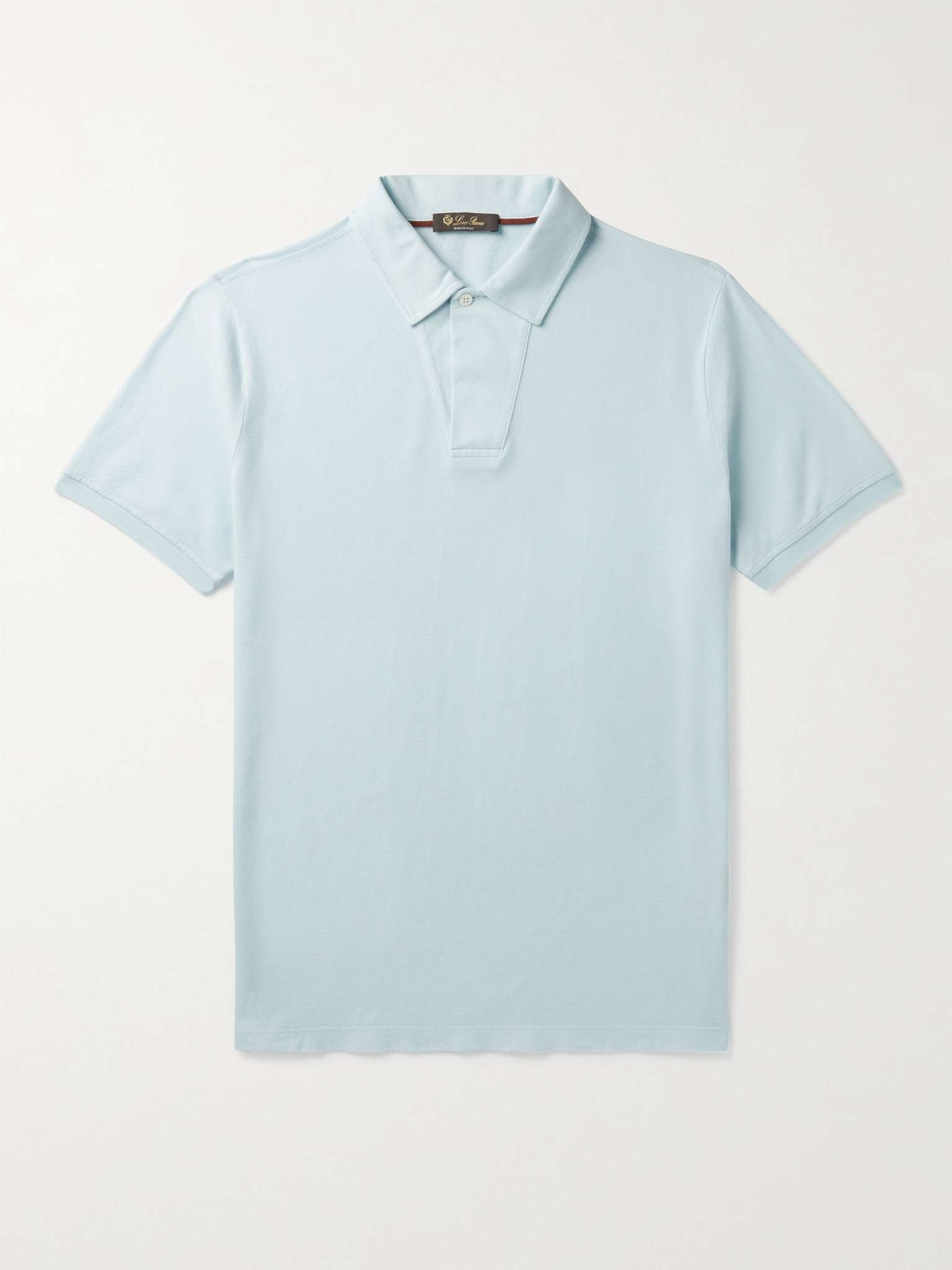 Cotton-Piqué Polo Shirt - 1