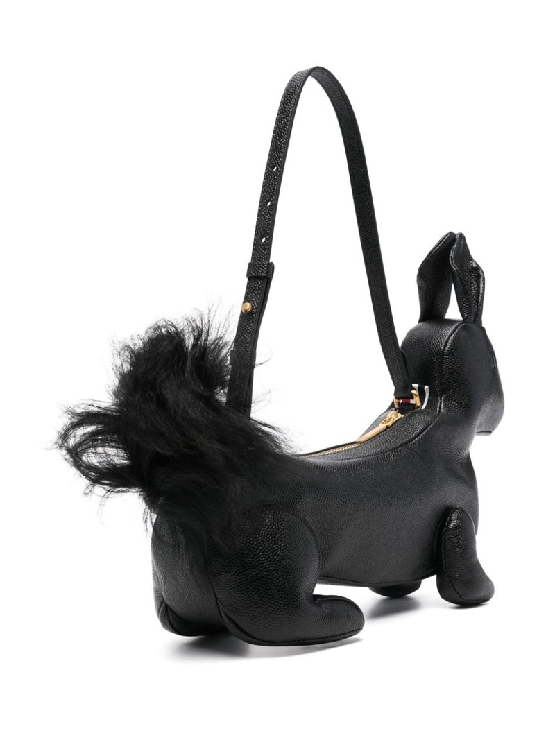squirrel-motif leather shoulder bag 3
