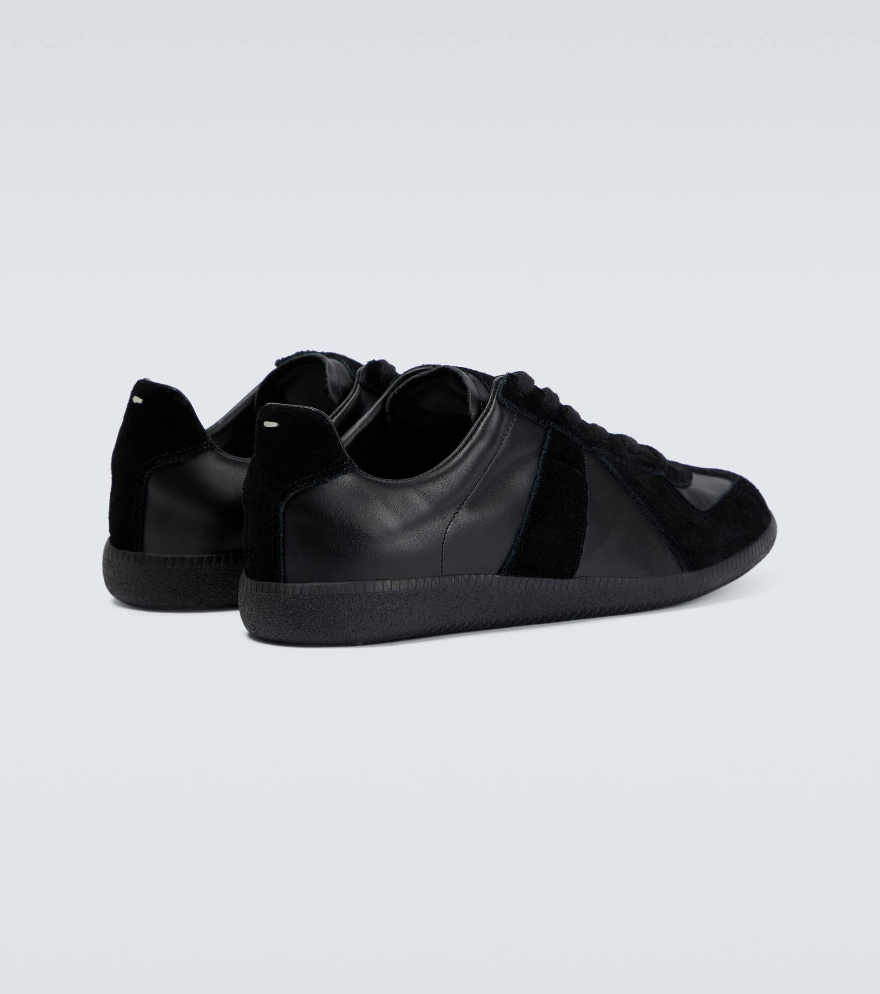 Replica leather and suede sneakers - 6