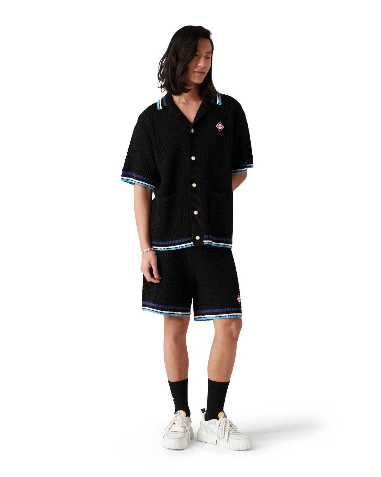 Crochet Sporty Shorts | Casablanca Paris - 2