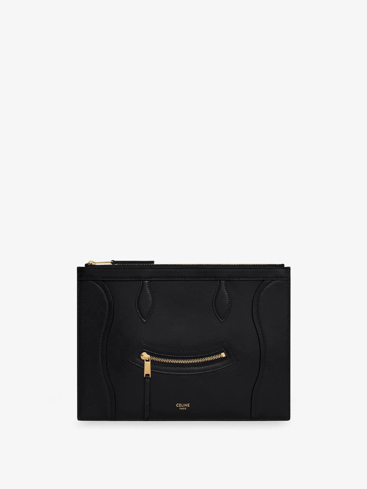 Celine Leather Clutch Bag - 1
