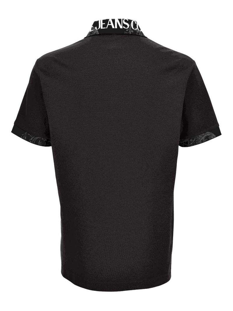 VERSACE JEANS COUTURE logo-print collar polo shirt outlook