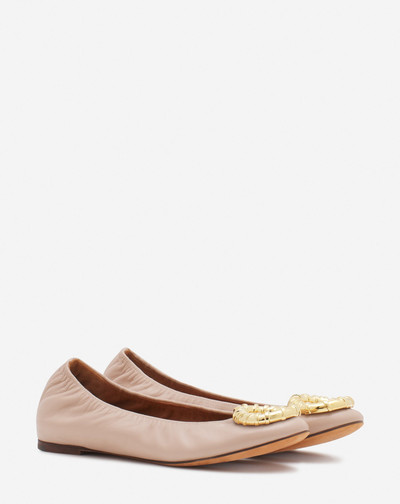 Lanvin MELODIE LEATHER BALLERINA FLAT outlook