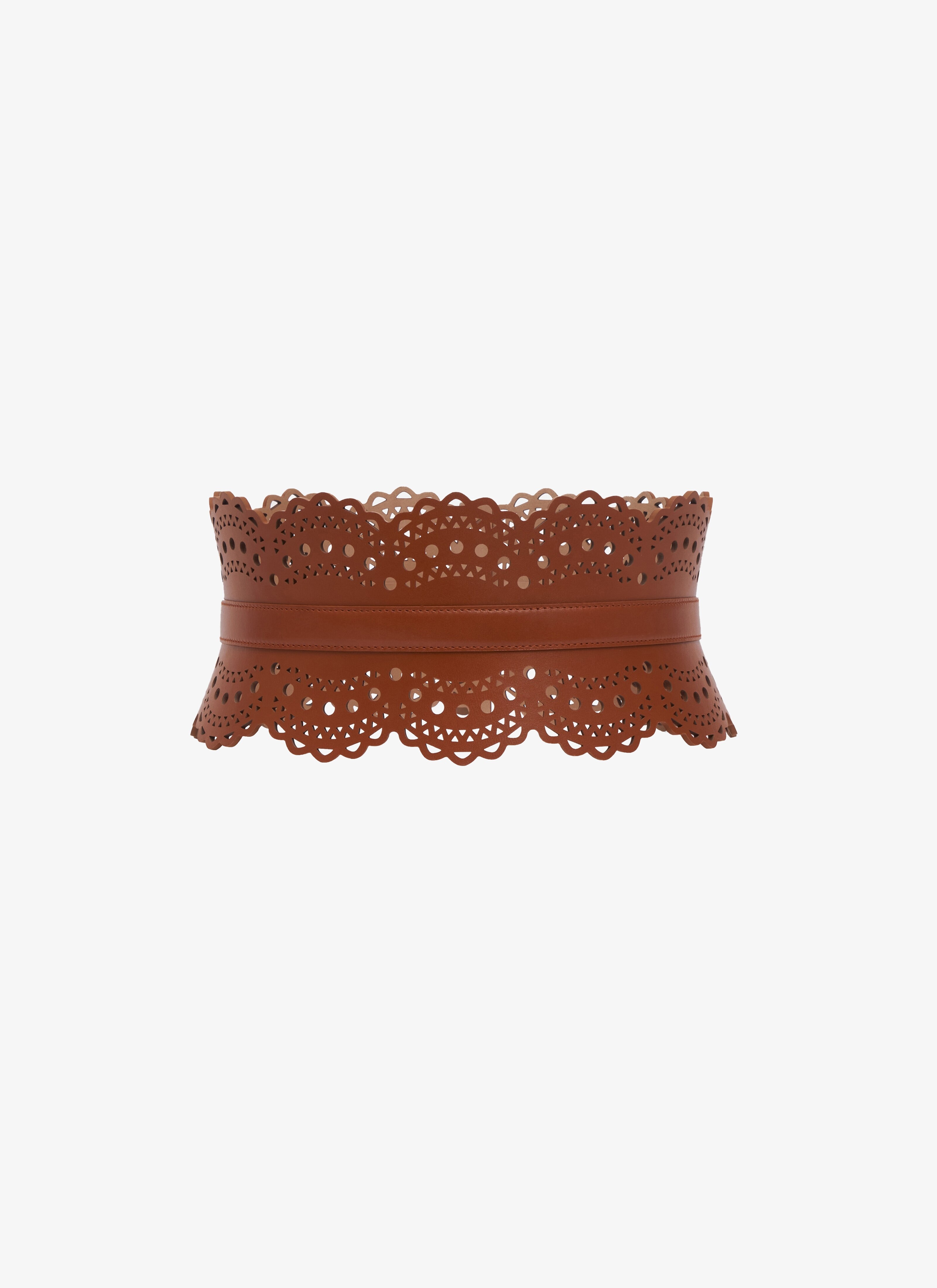BUSTIER BELT IN VIENNE WAVE CALFSKIN - 2