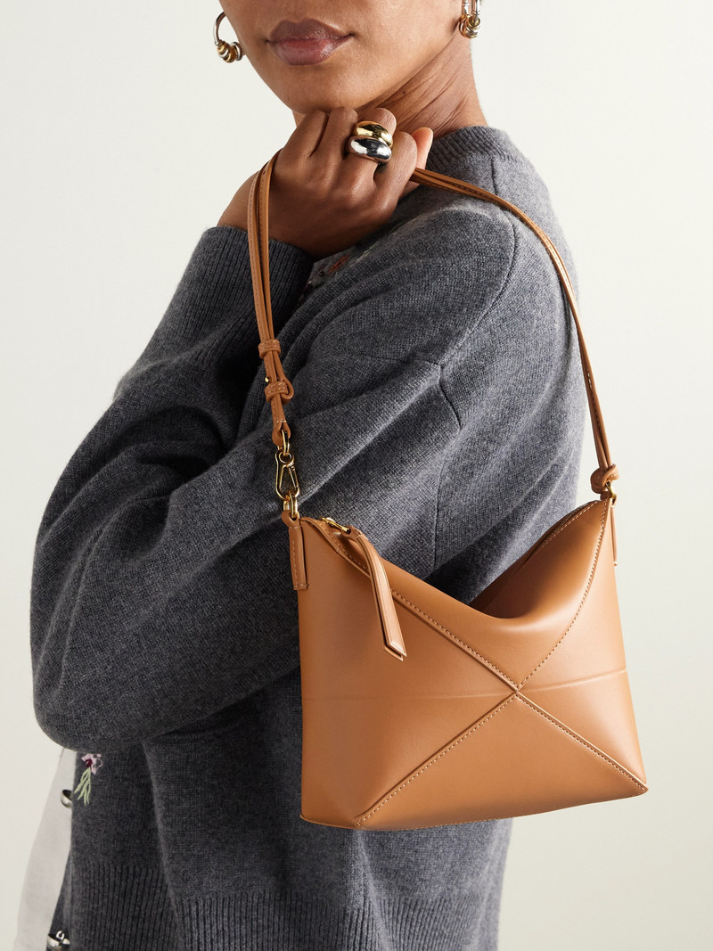 Loewe Puzzle Fold Leather Clutch outlook