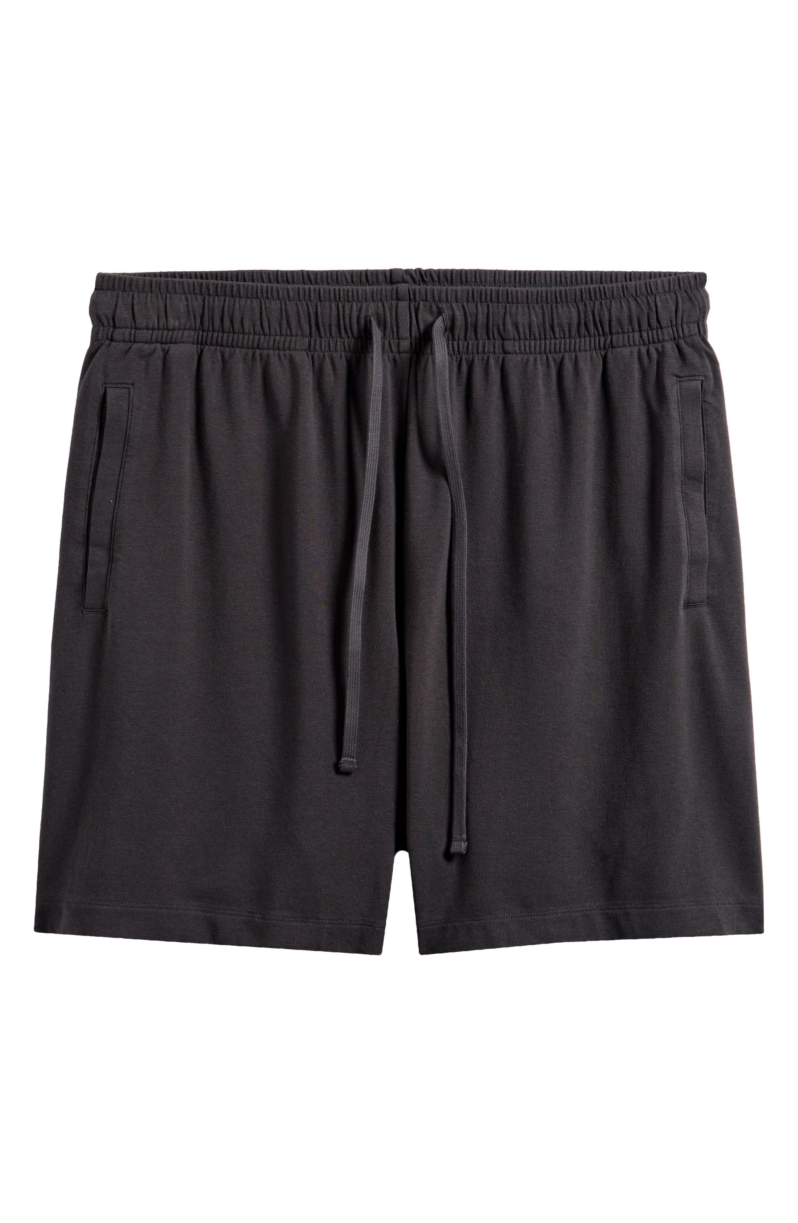 SKIMS Stretch Cotton Blend Jersey Lounge Shorts in Ash at Nordstrom - 4