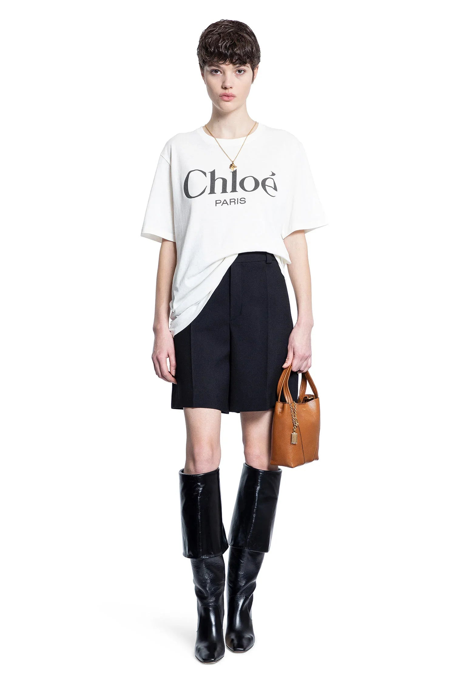Cotton-Jersey-Logo-Oversize-T-Shirt - 5