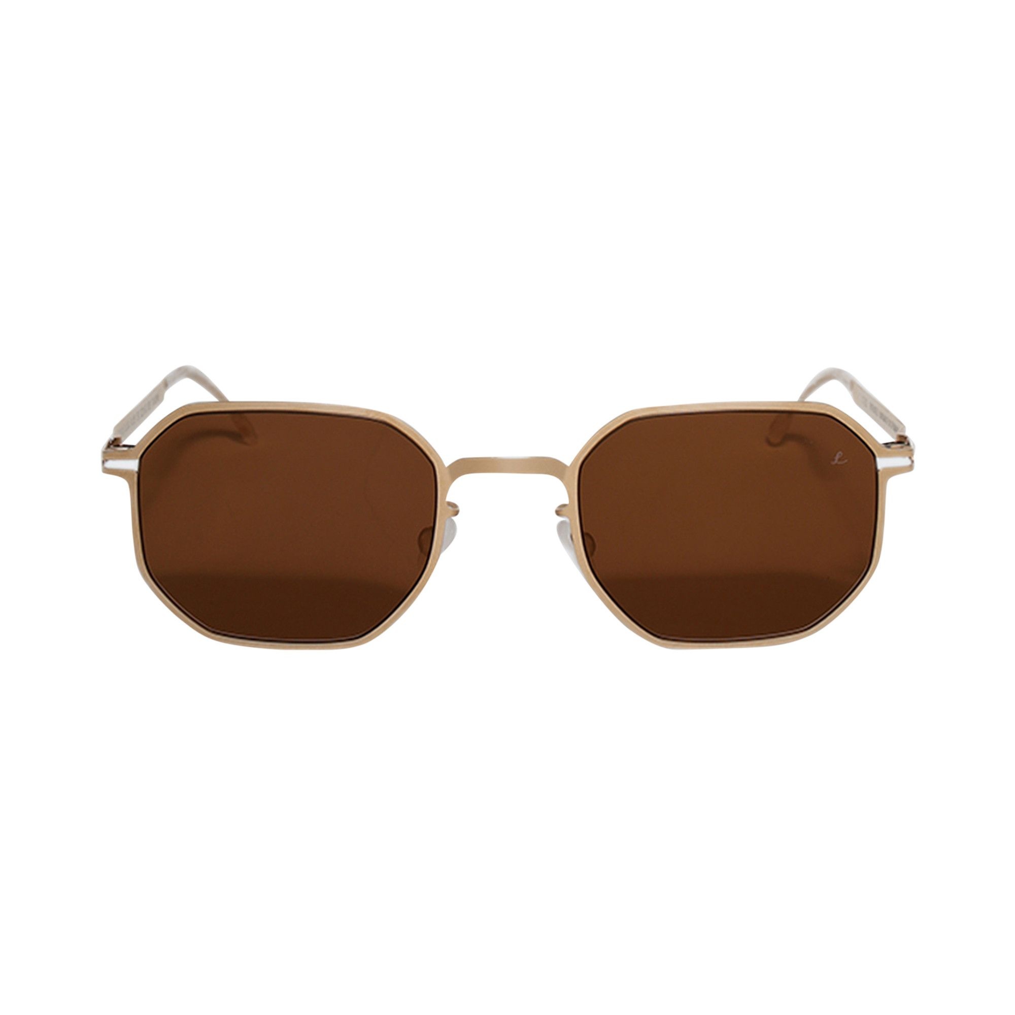 Mykita CO ML15 Sunglasses 'Leica Light Champagne Gold/Leica Brown' - 1