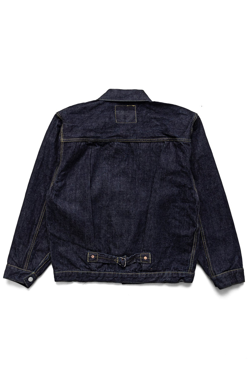 FULLCOUNT 2107US Type 1 Denim Jacket (US Limited) WWll Denim - Indigo outlook