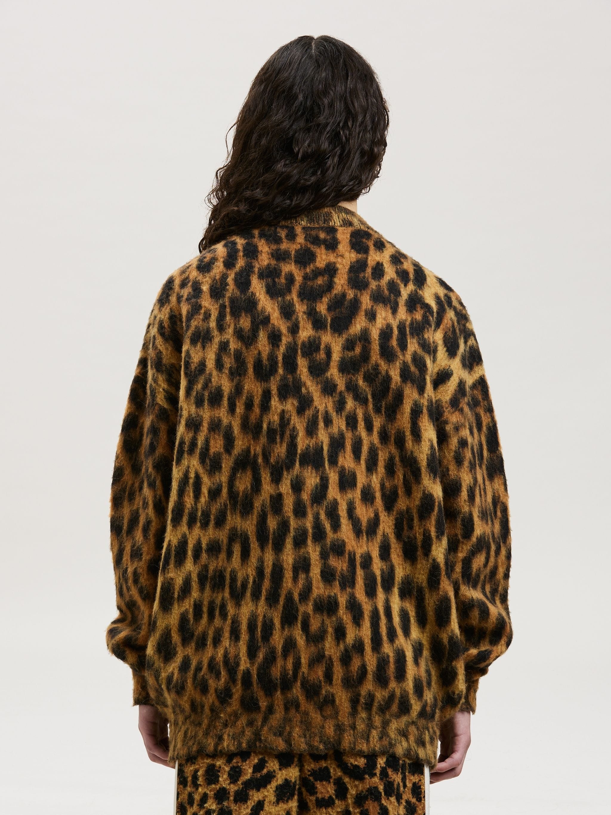 ANIMALIER BRUSHED CARDIGAN - 5