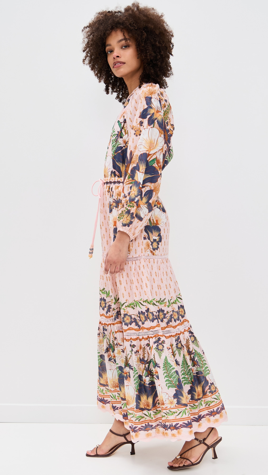 The Dream Garden Pink Maxi Dress - 3