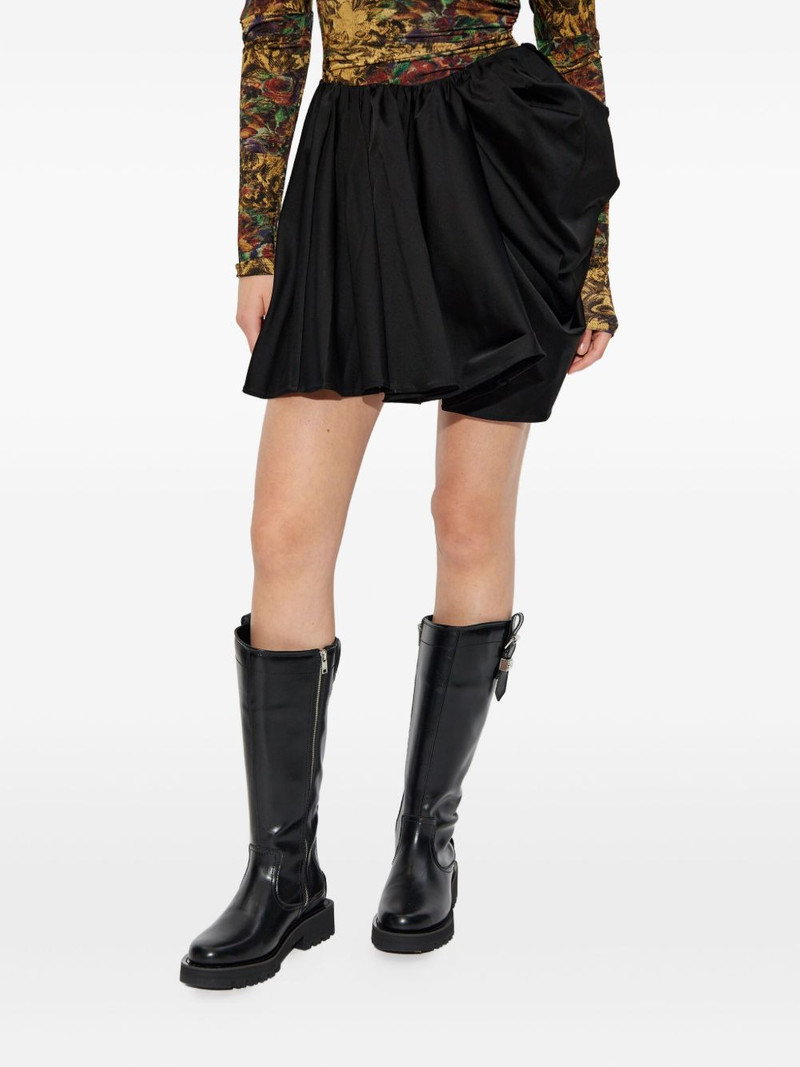 draped mini skirt 1