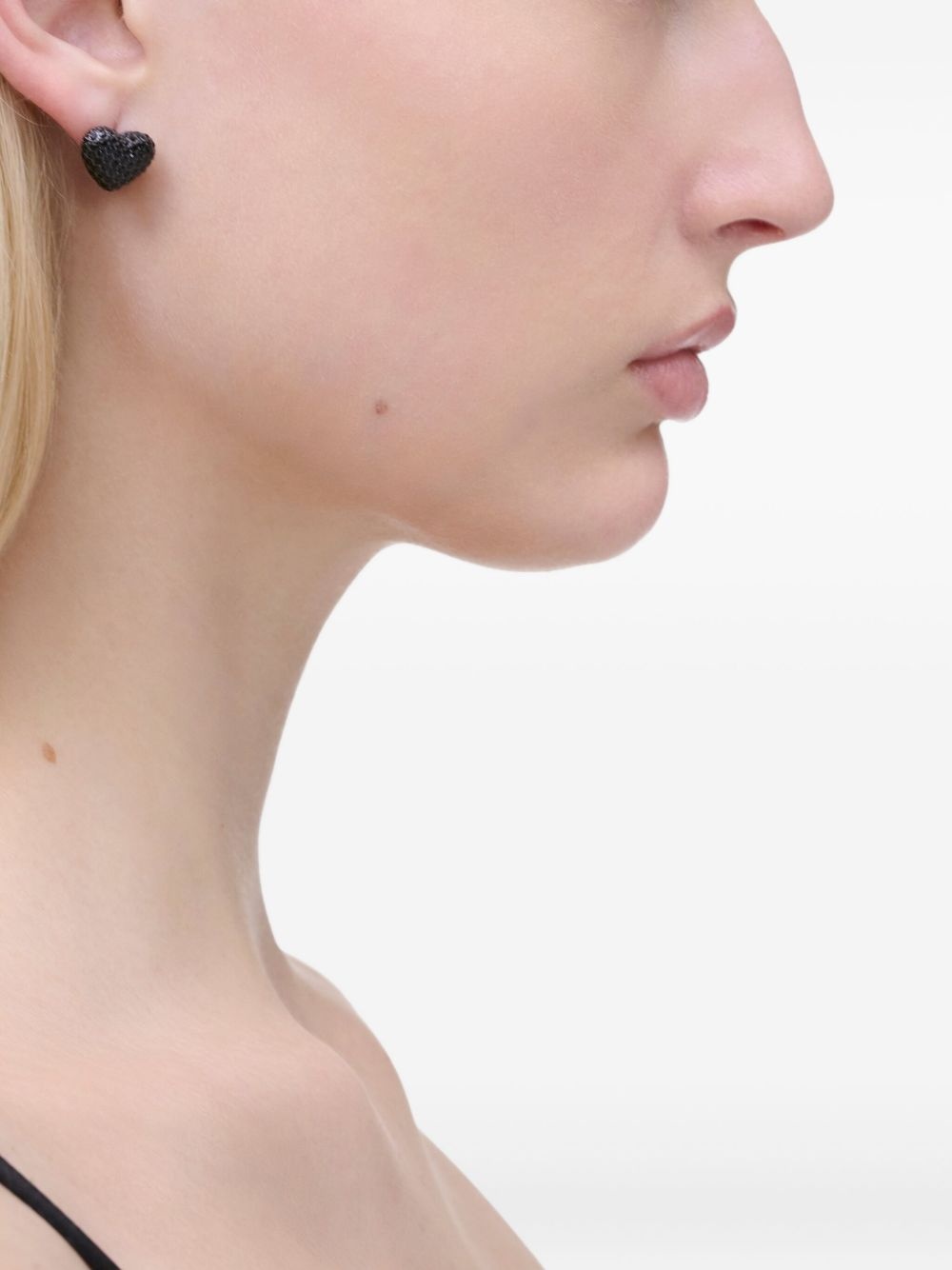 The Pavé Balloon Heart earrings - 2