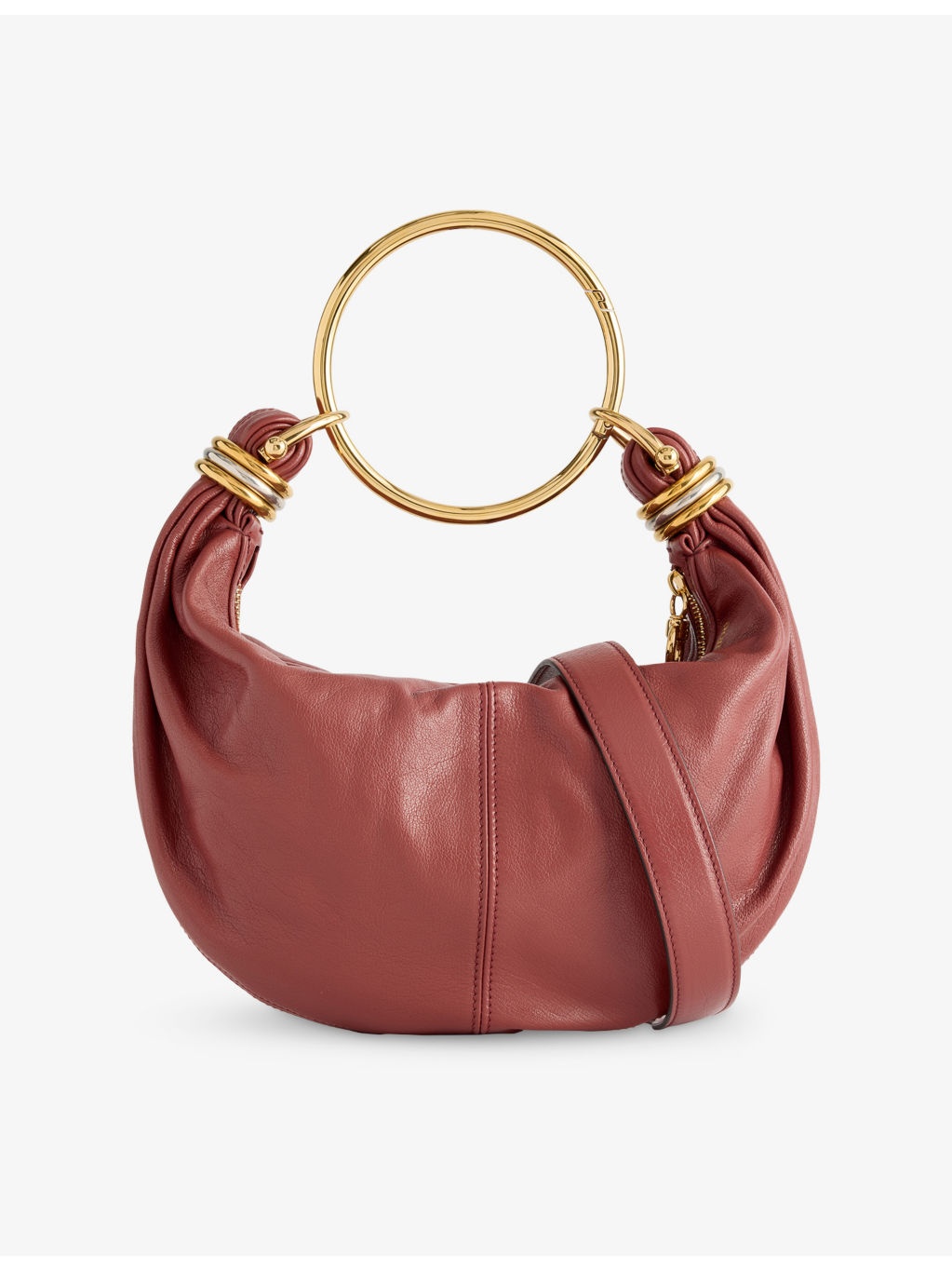 Bracelet Small Leather Hobo Bag - 1