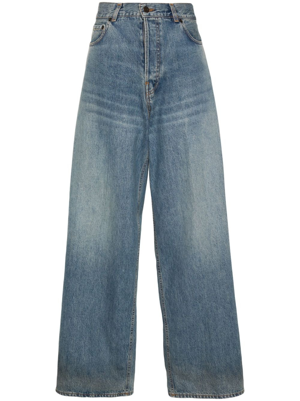 Bethany mid-rise wide-leg jeans - 1