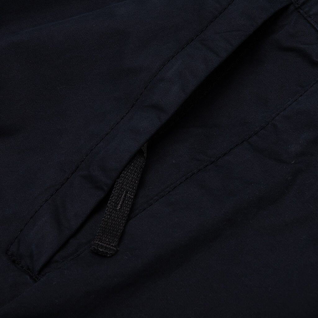 STRETCH GABARDINE TROUSERS - NAVY BLUE - 5