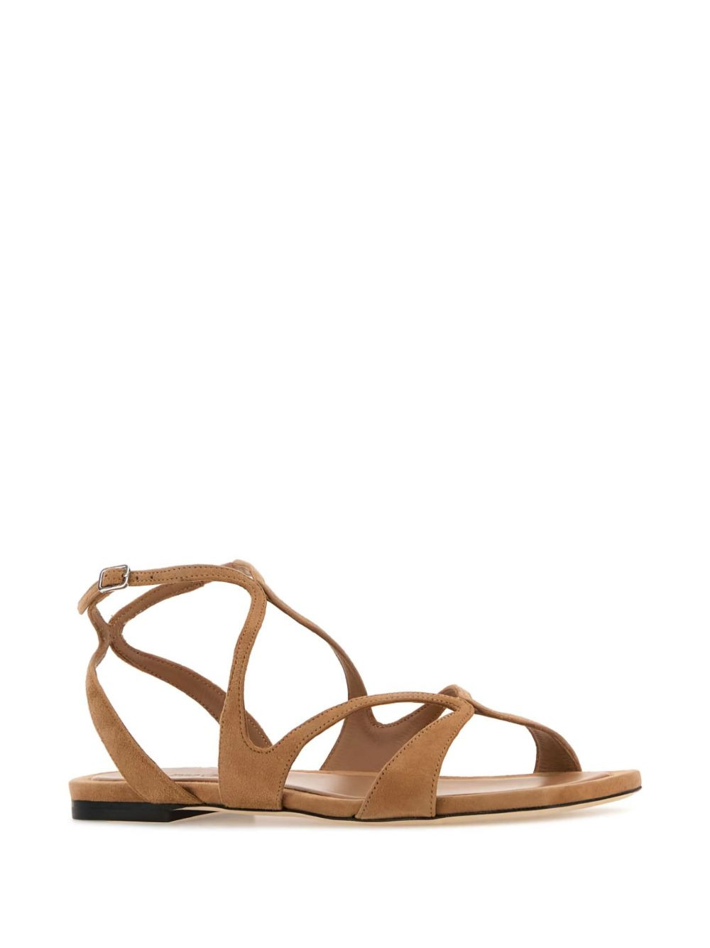 buckle-fastening suede sandals - 2