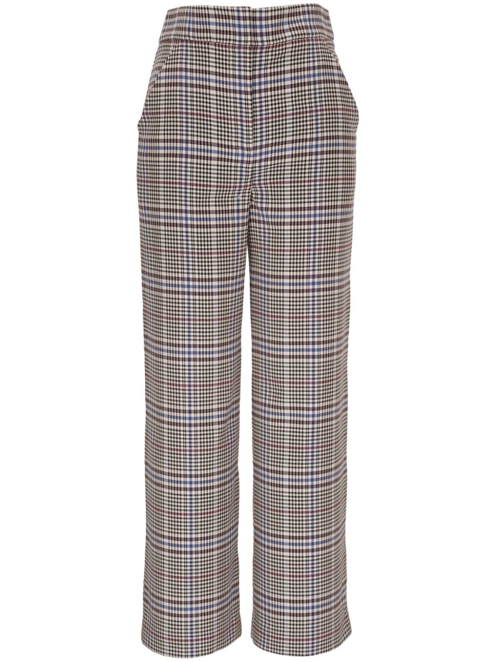 Brixton checked tailored trousers - 1