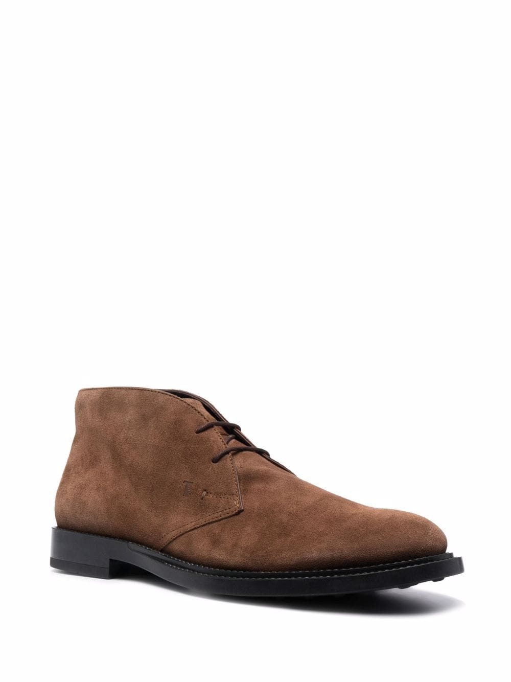 monogram-stamp desert boots - 2