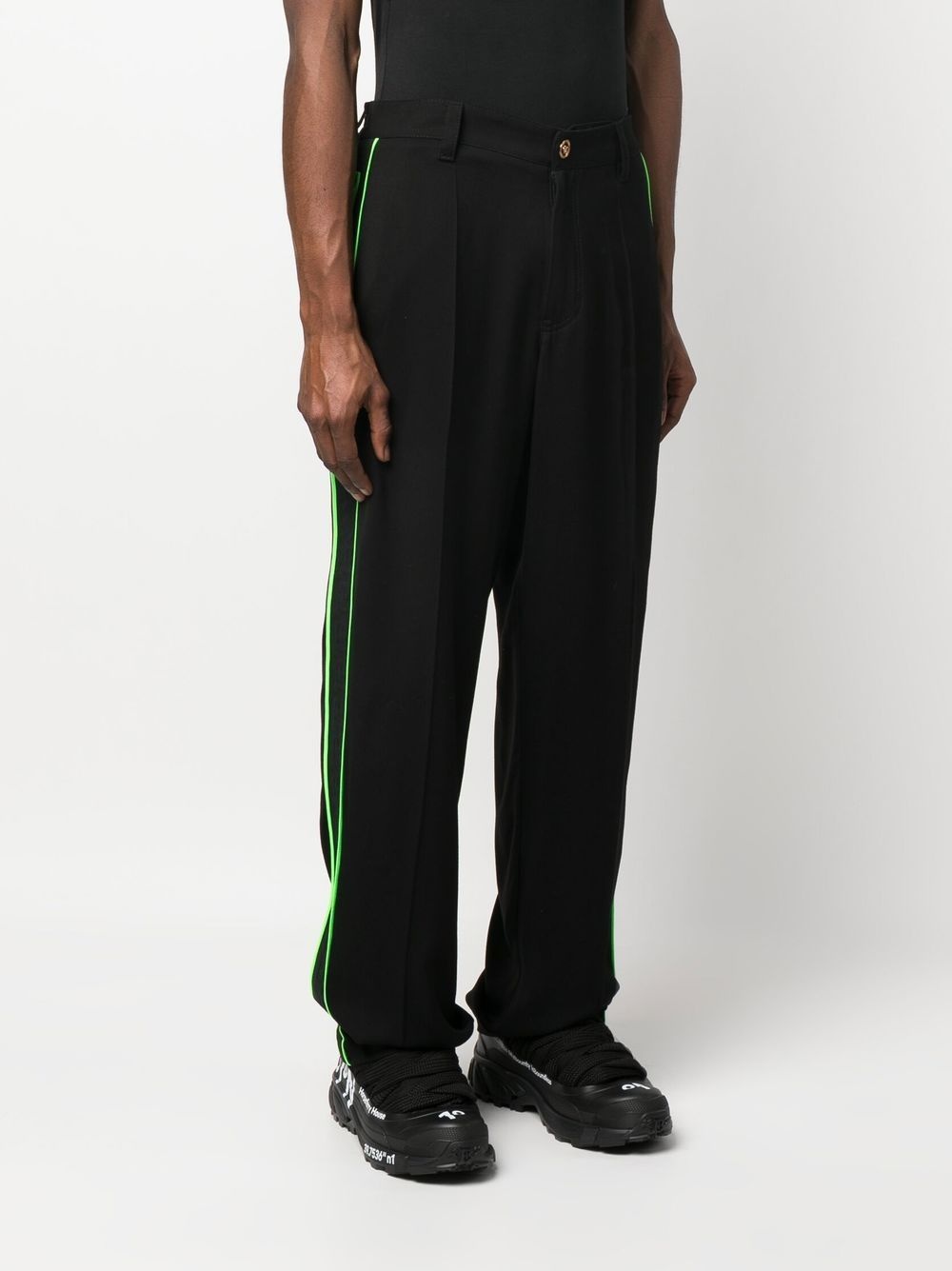 striped-detailing trousers - 3