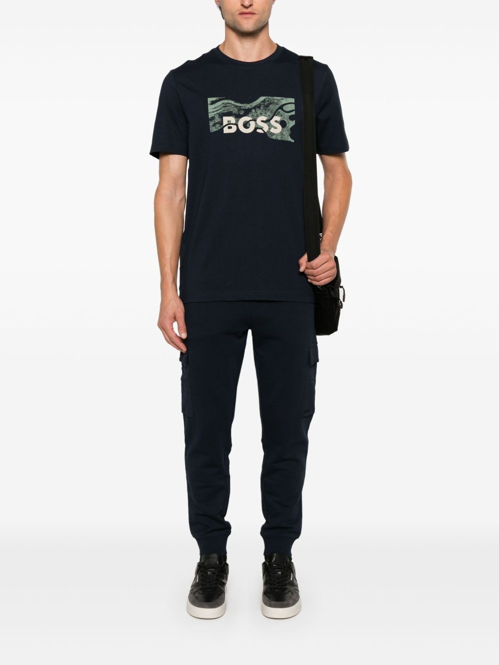 cotton cargo track pants - 2