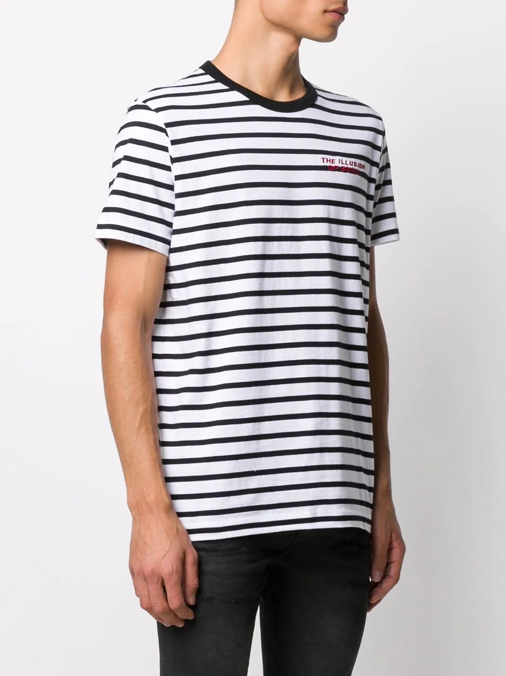 striped cotton t-shirt - 3