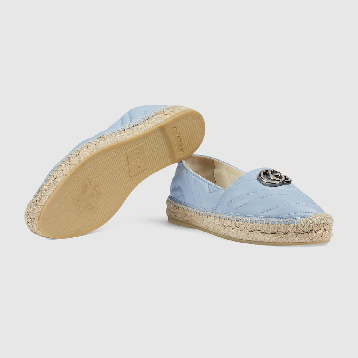 Women's matelassé espadrille - 5