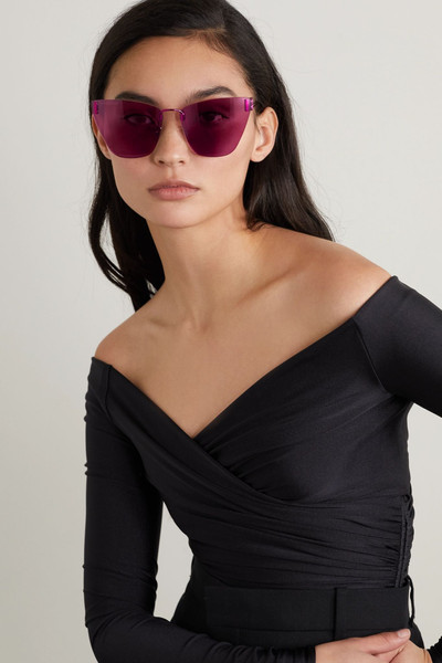 BALENCIAGA Cat-eye metal sunglasses outlook