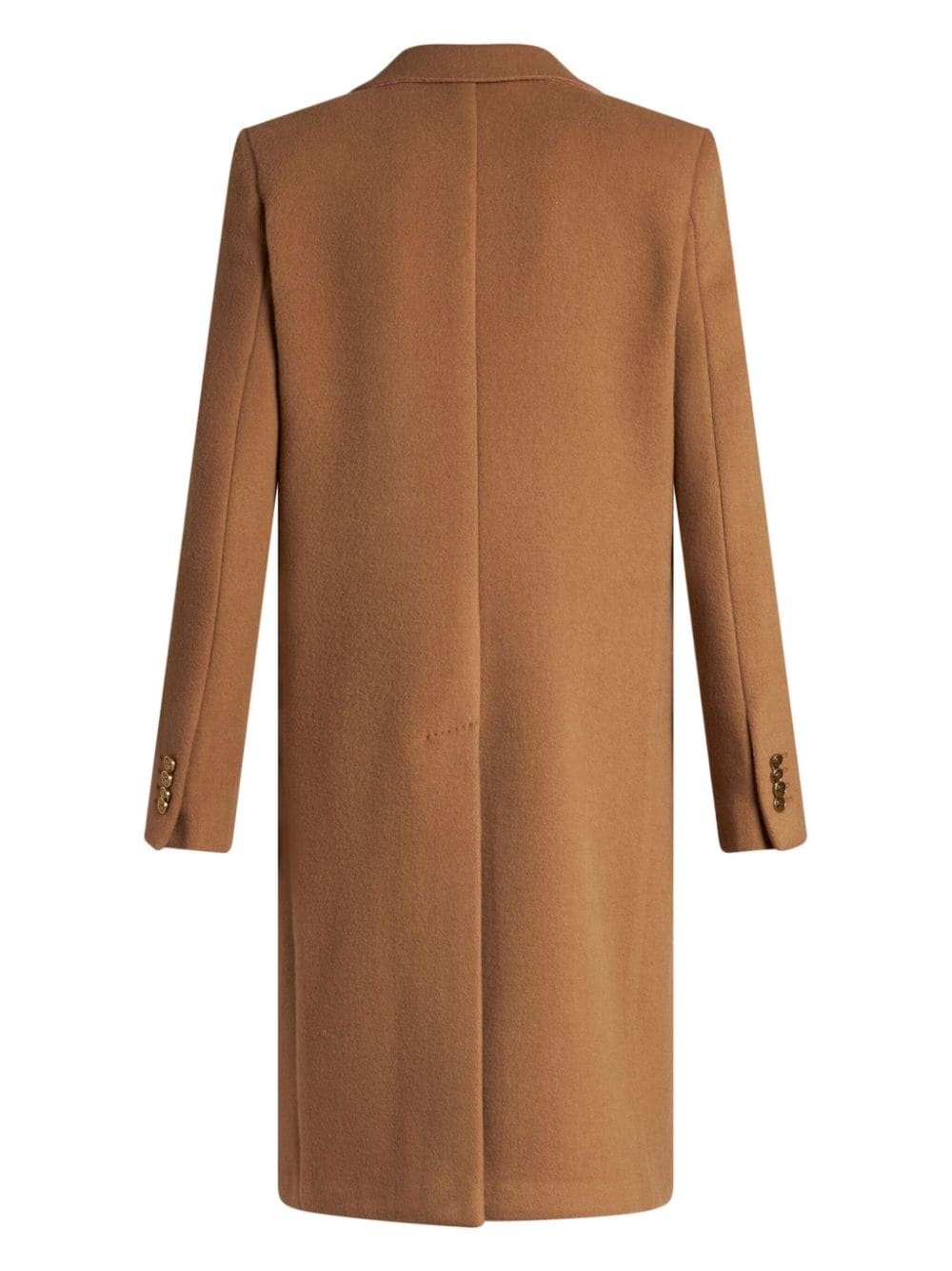 logo-engraved buttons coat - 6