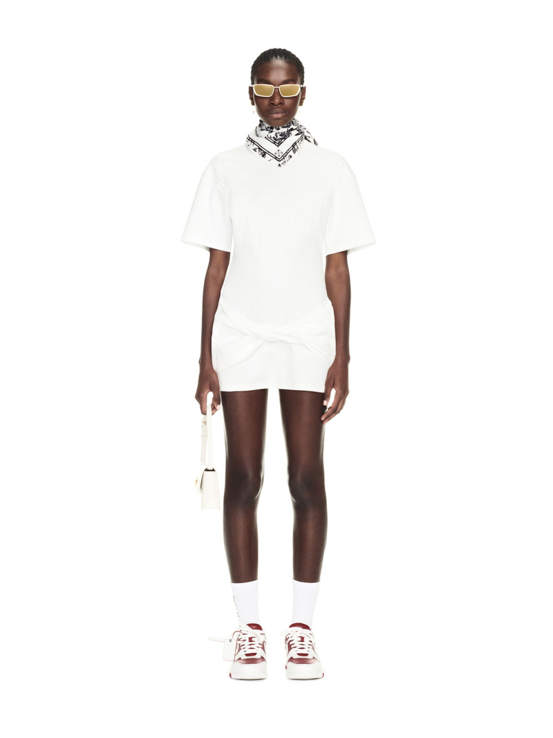 Off-White Arrow Twisted T-shirt Dress outlook