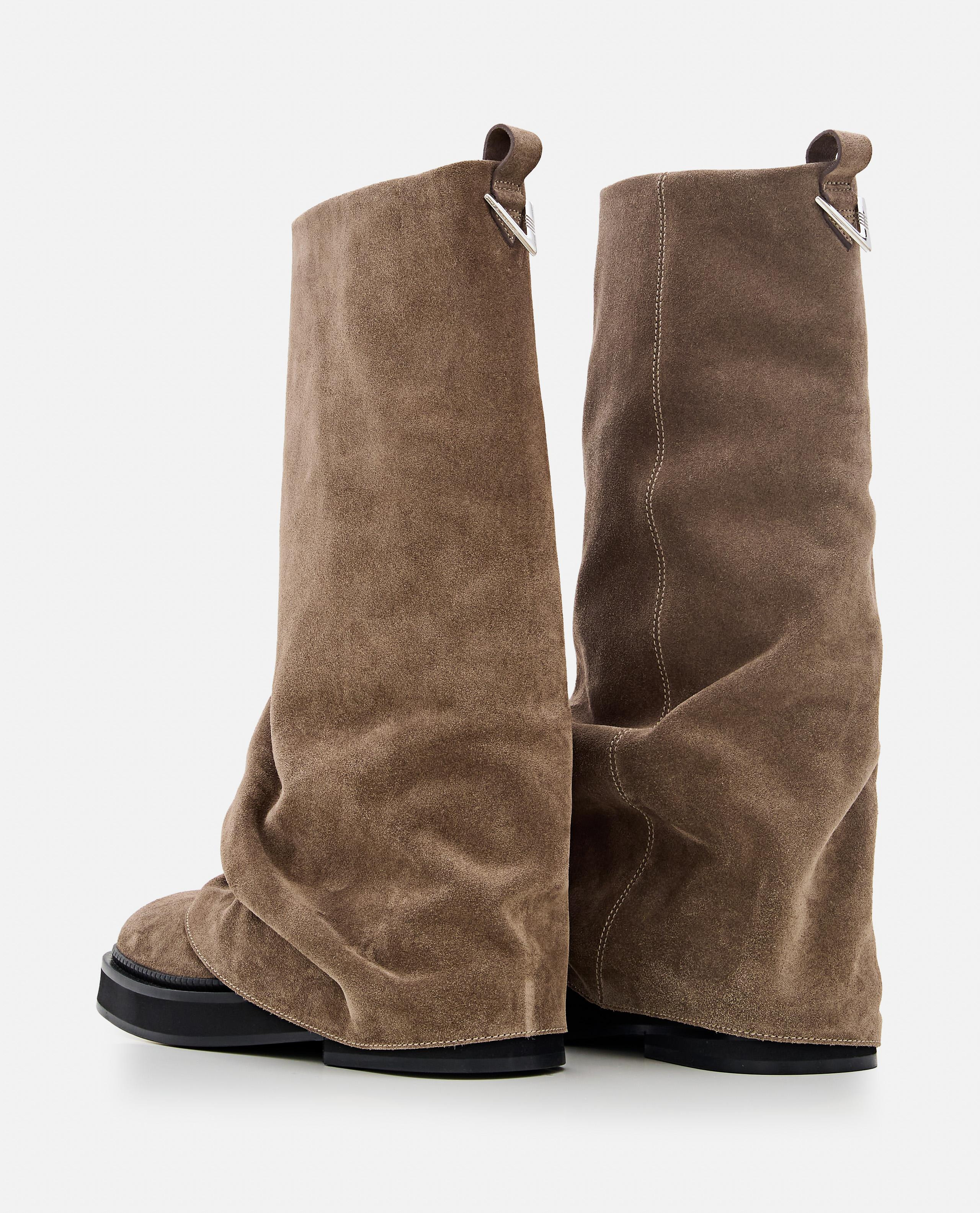 SUEDE ROBIN COMBAT BOOTS - 3