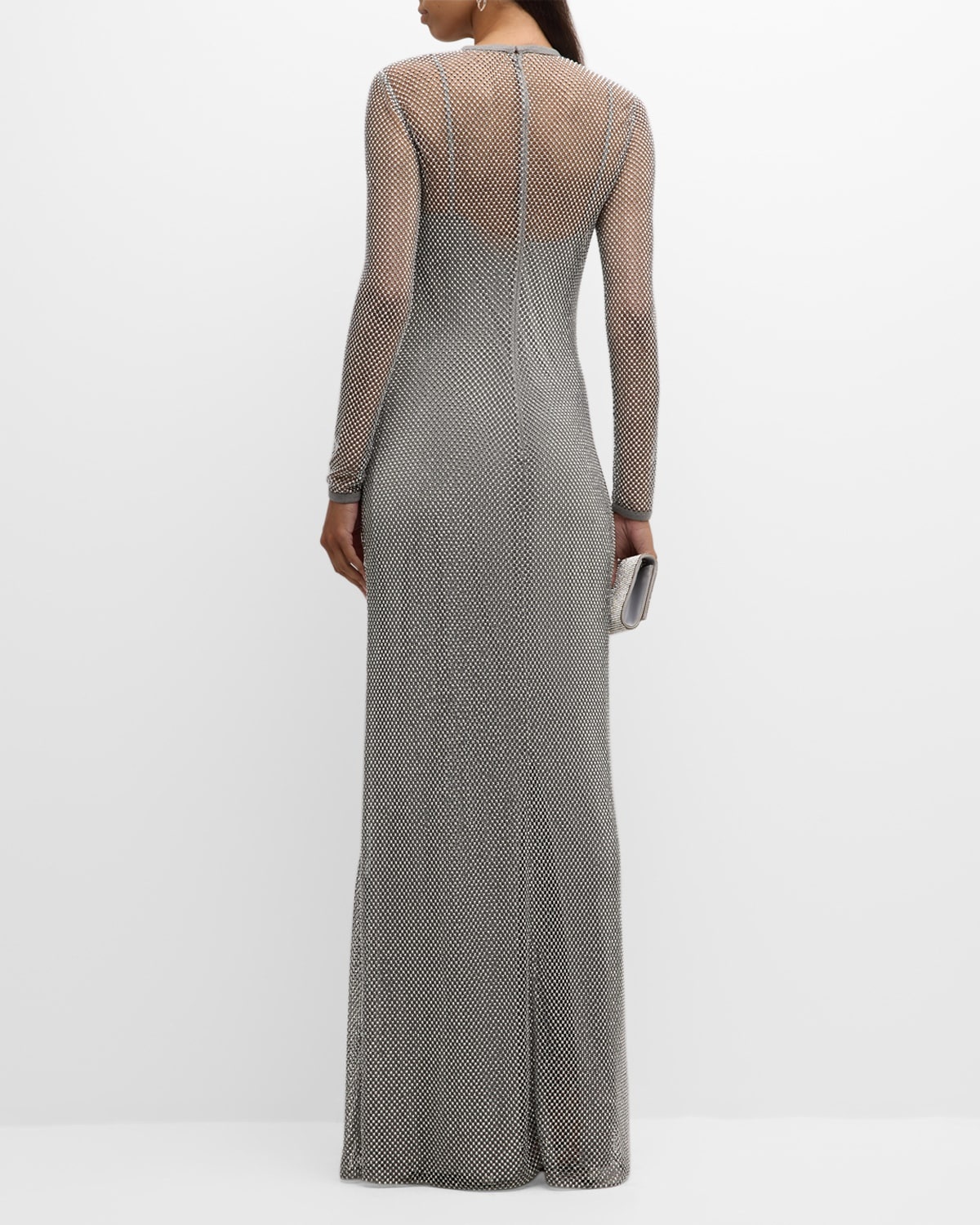 Crystal Embellished Gown with Slip - 3