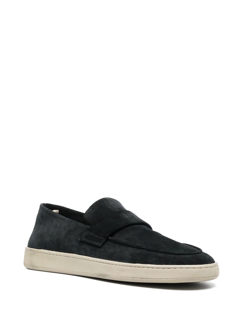slip-on suede penny loafers - 2