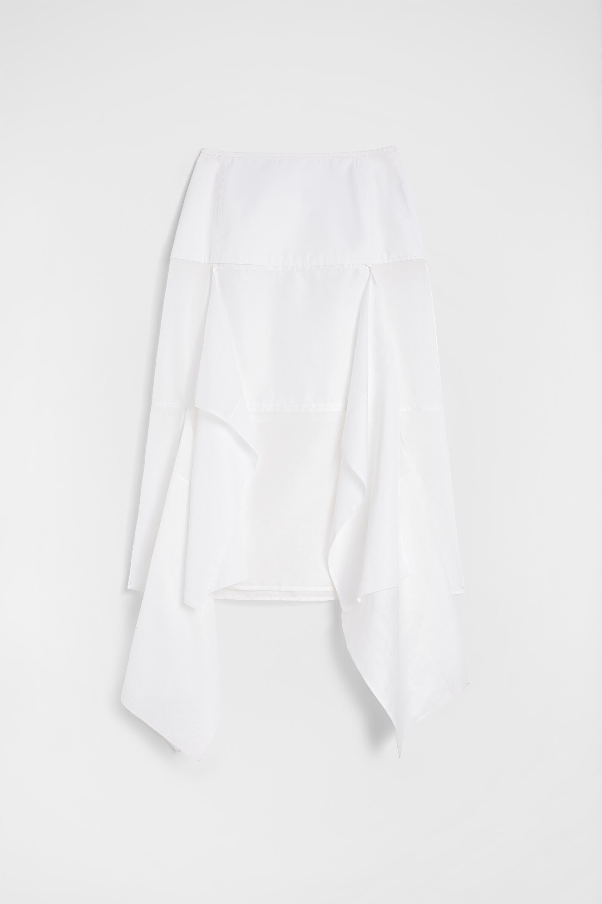 Cotton Muslin Panelled Skirt - 1