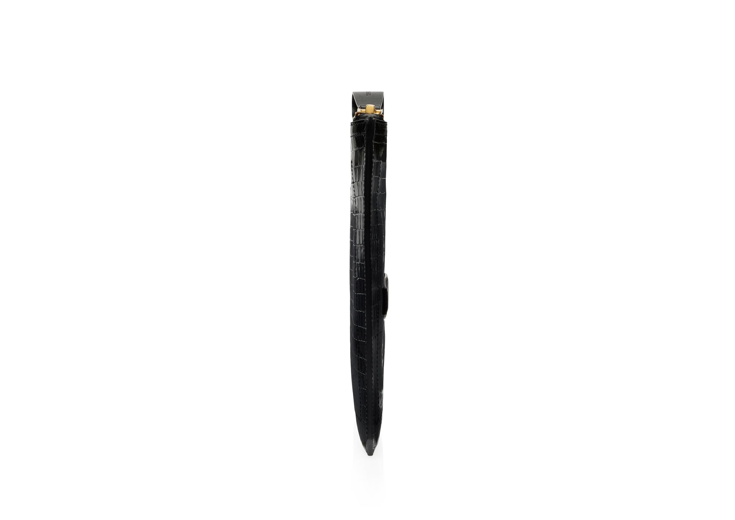 PRINTED ALLIGATOR BUCKLEY HANDLE PORTFOLIO - 2