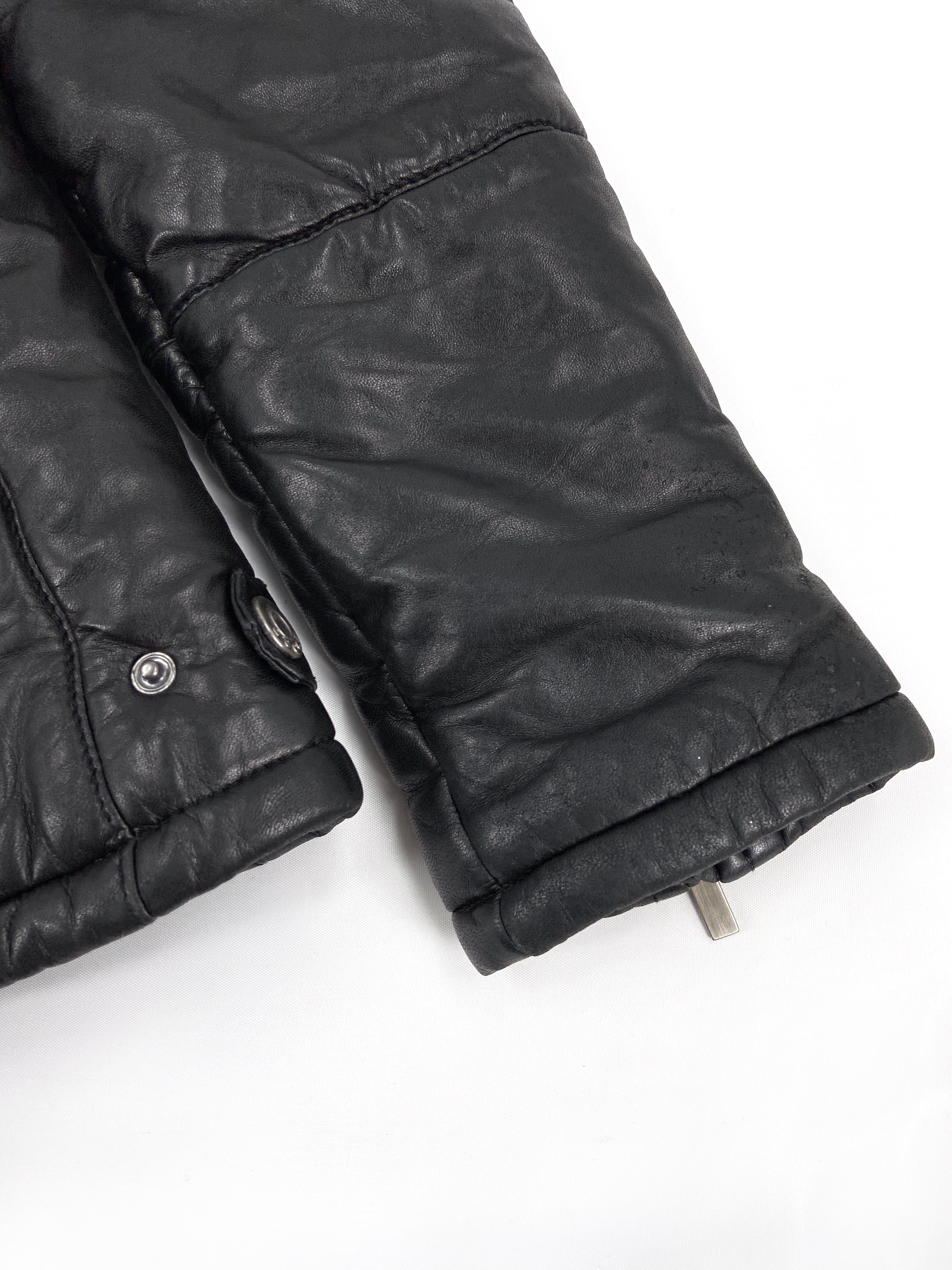 Gucci Fall 1998 Tom Ford Lambskin Leather Quilted Down Puffer Jacket 40 - 22