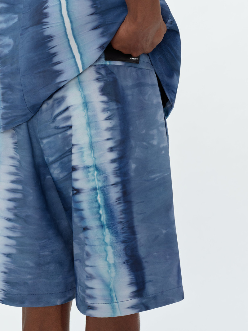 LEATHER TIE DYE SHORT 8