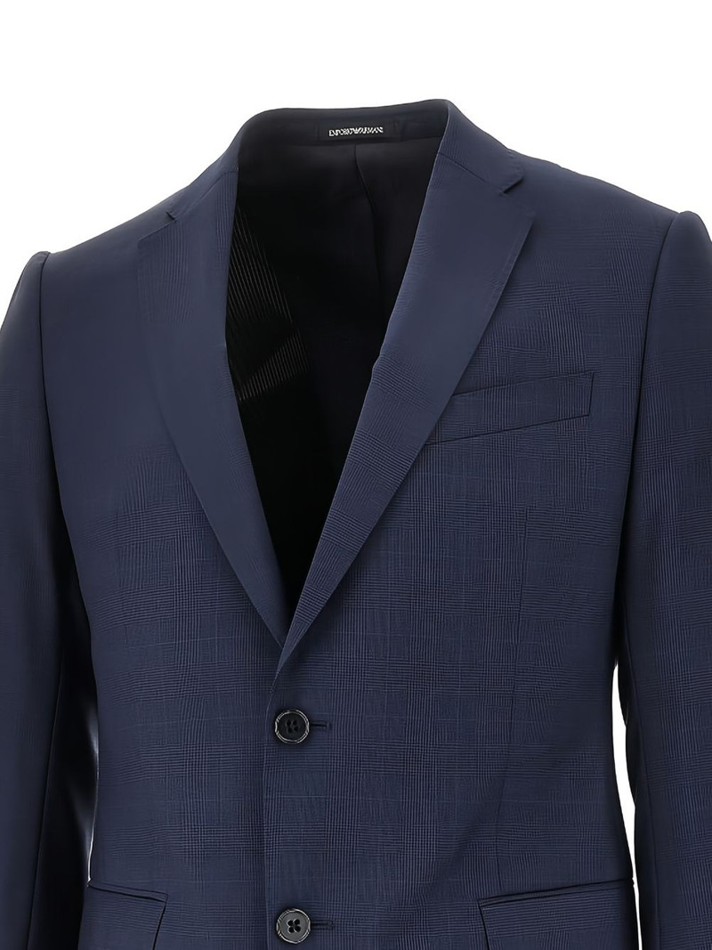 EMPORIO ARMANI checked suit outlook