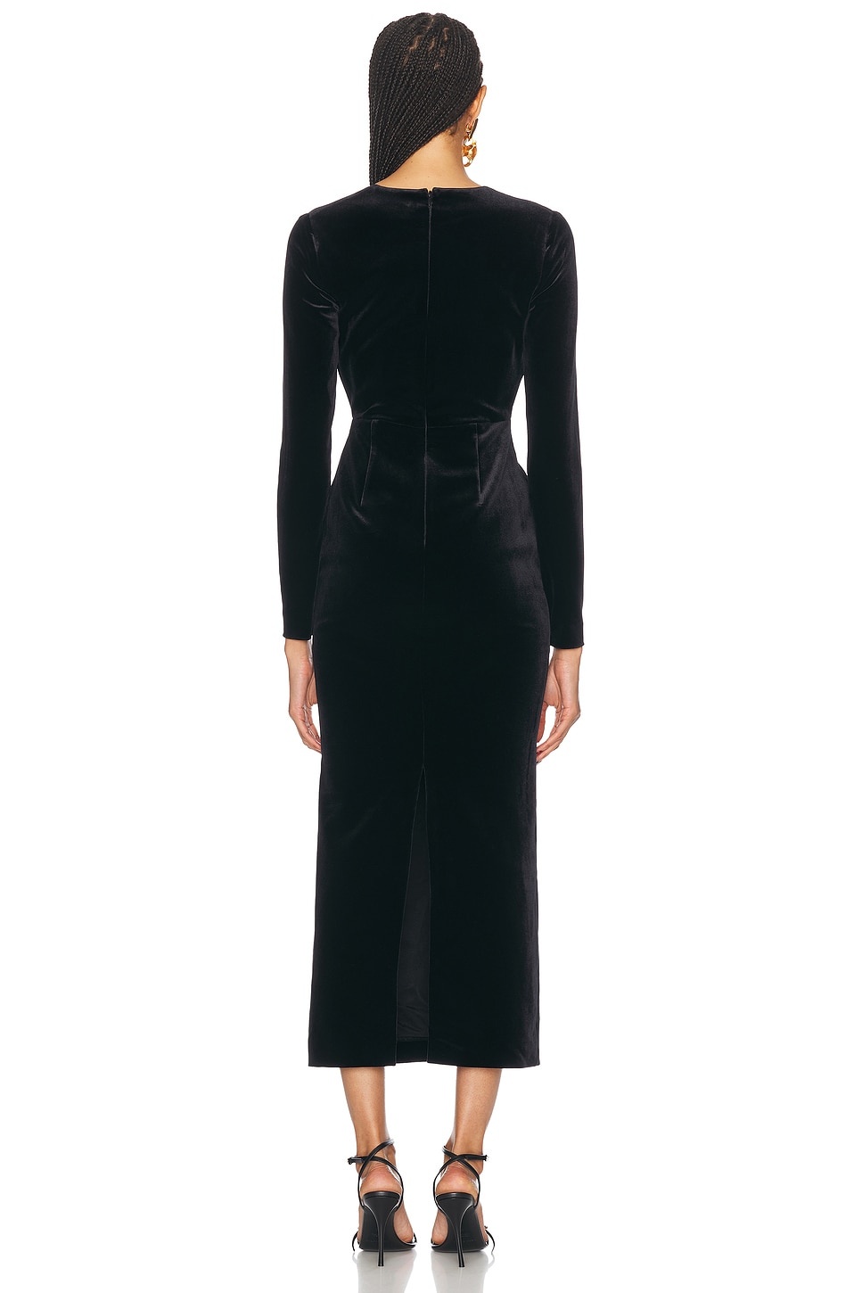 Velvet Maxi Dress - 3