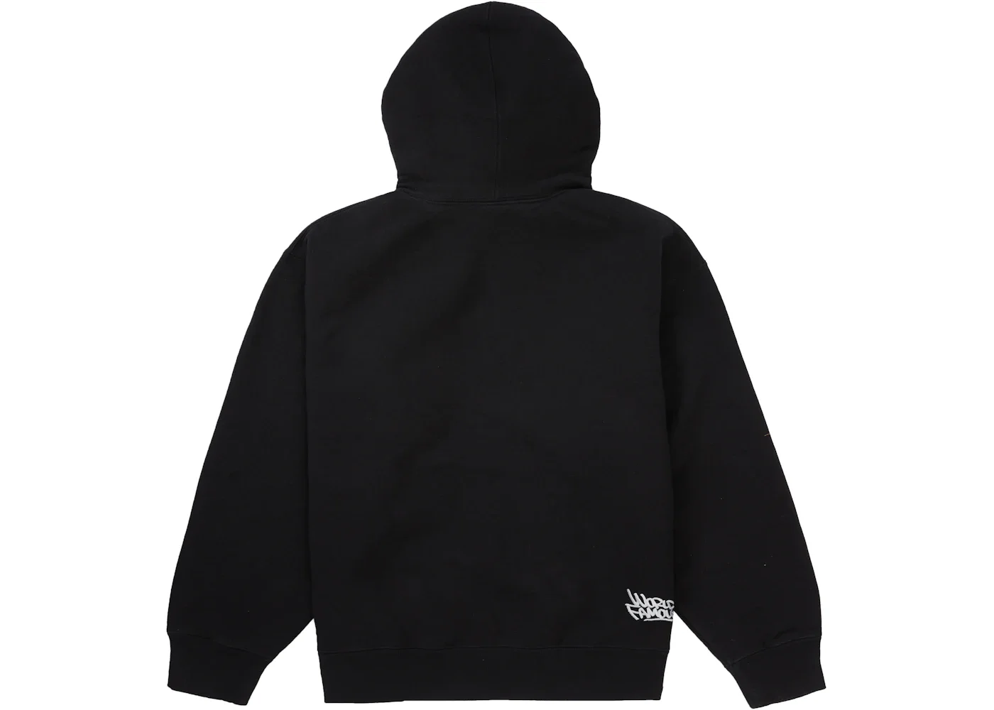 Supreme Supreme Handstyle Hooded Sweatshirt Black | REVERSIBLE
