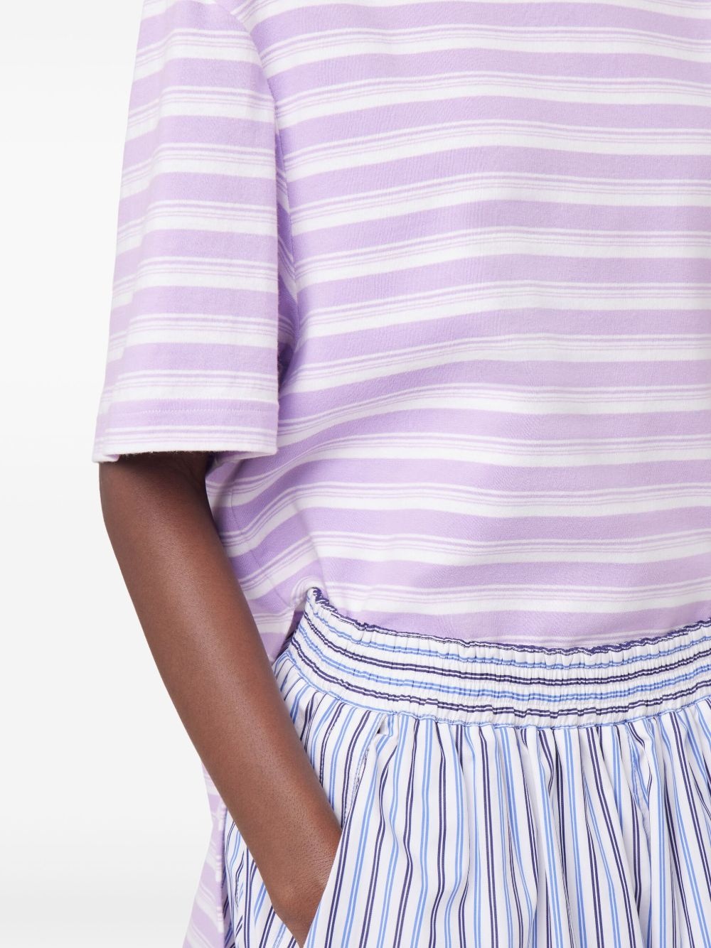 striped T-shirt - 3