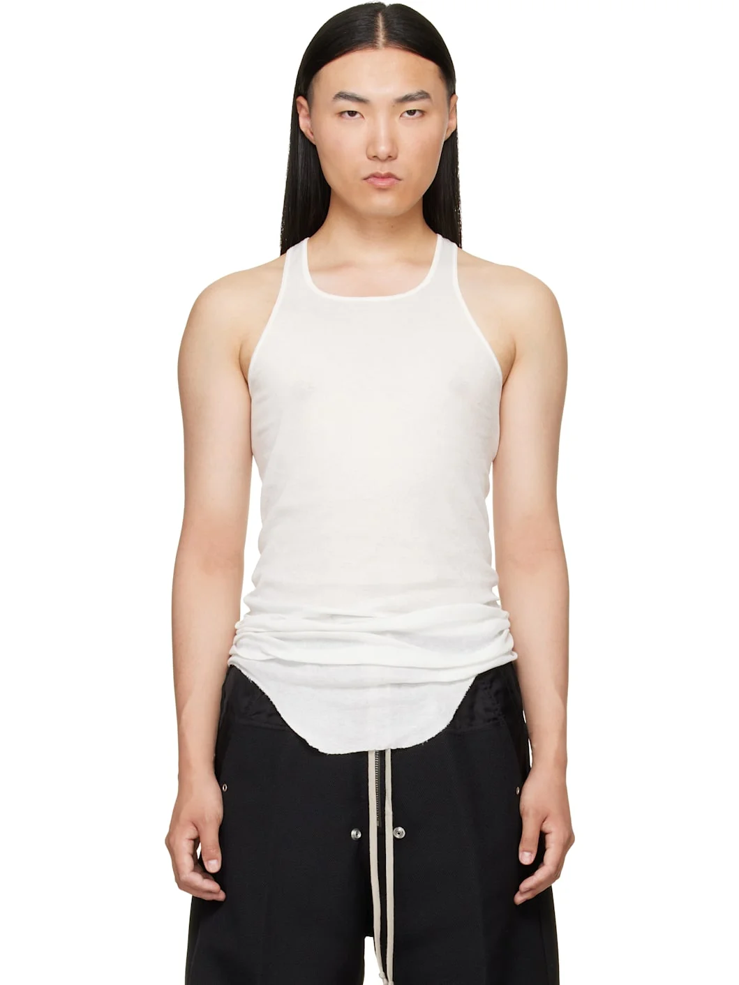 Off-White Tower Basic Rib Tank Top - 1