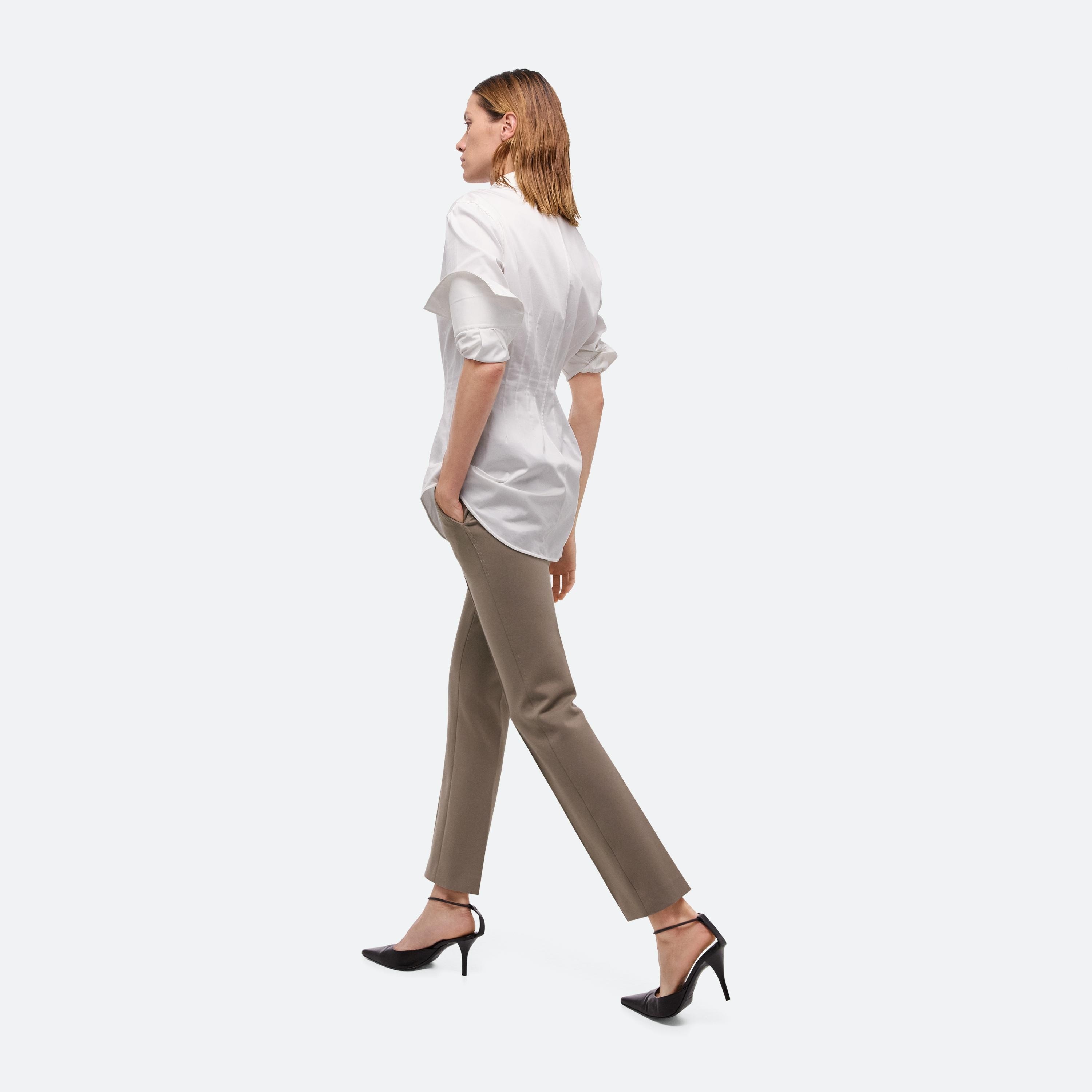 WAISTED DART SHIRT - 7