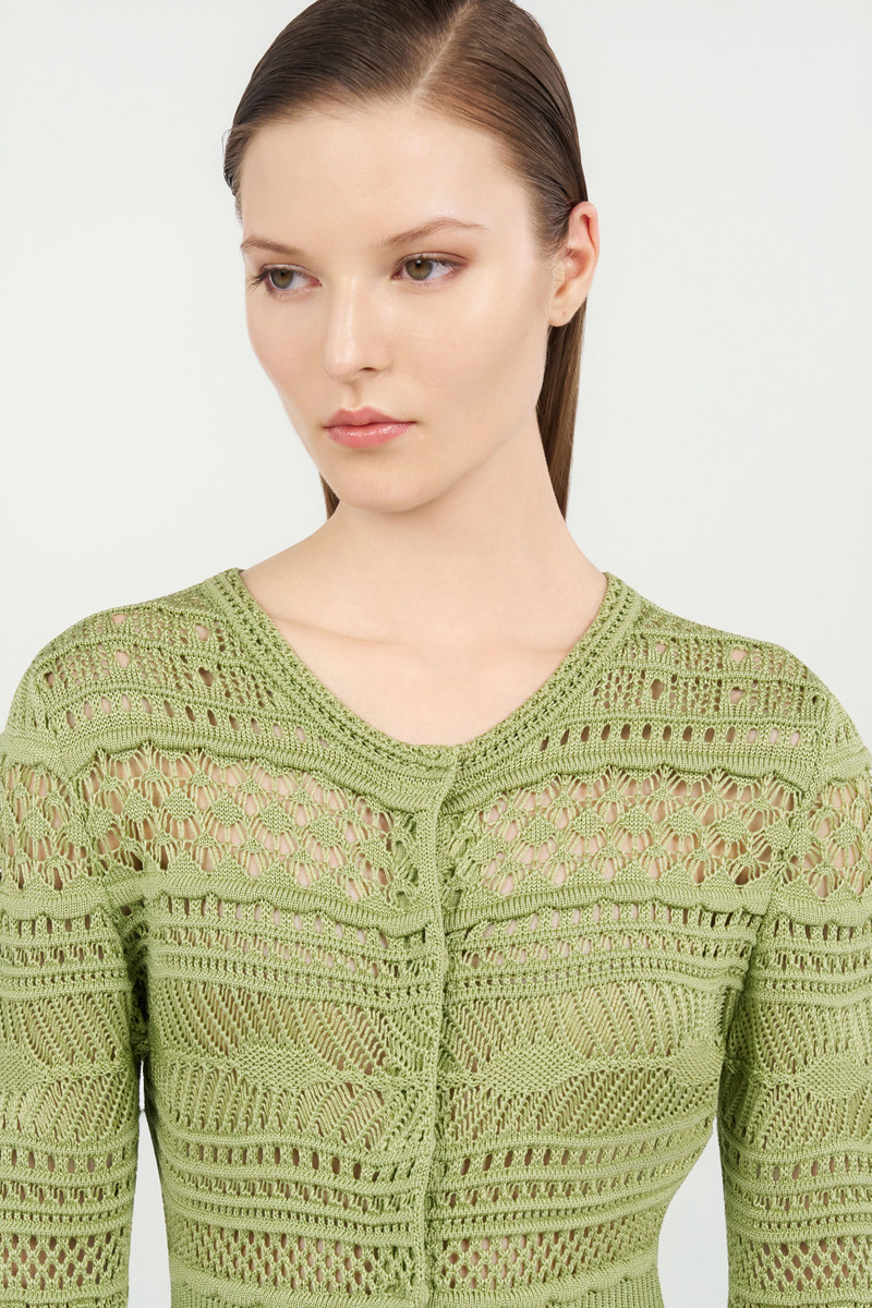 Knit cardigan with contrast details 6