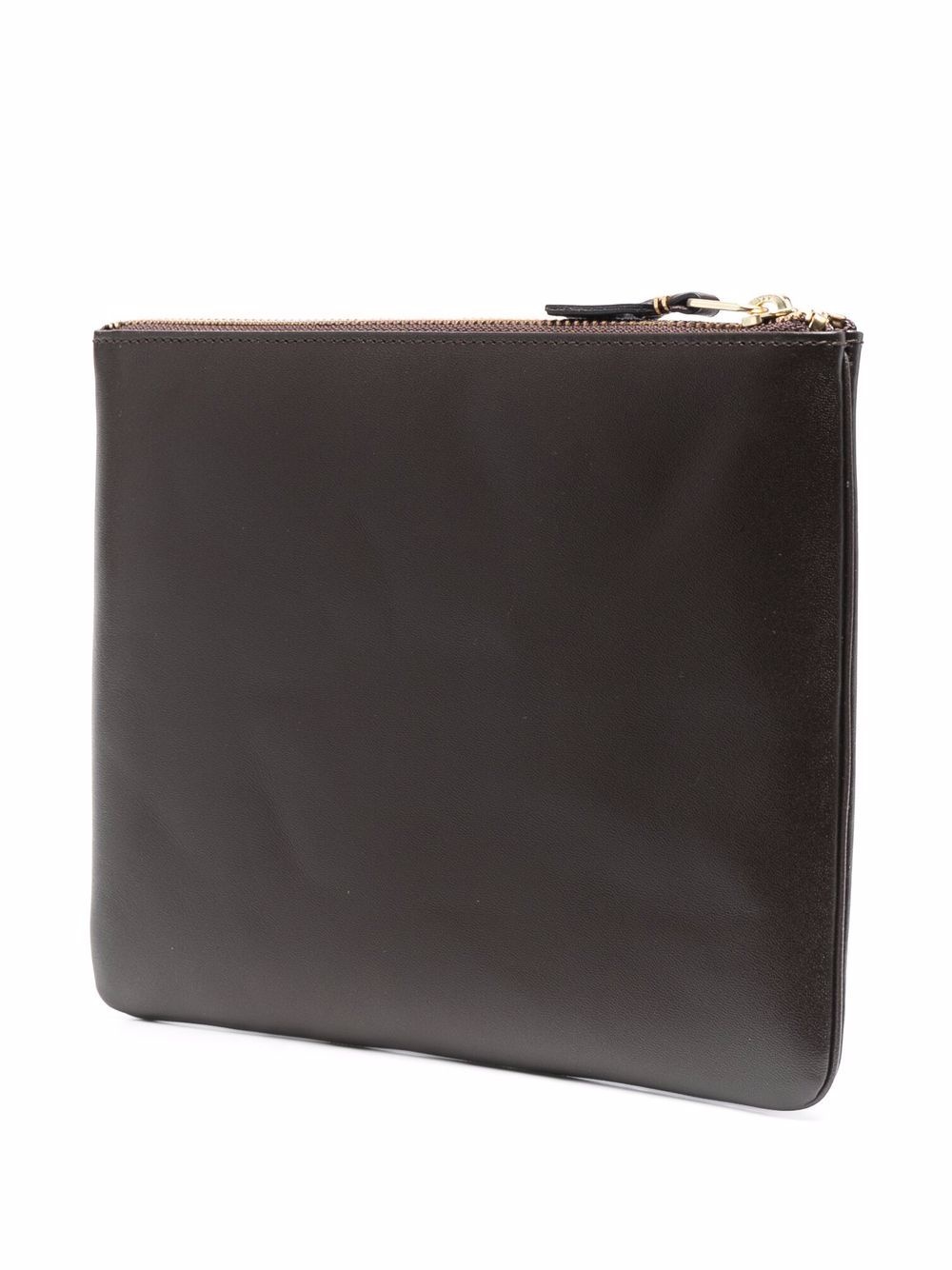 leather pouch clutch bag - 3