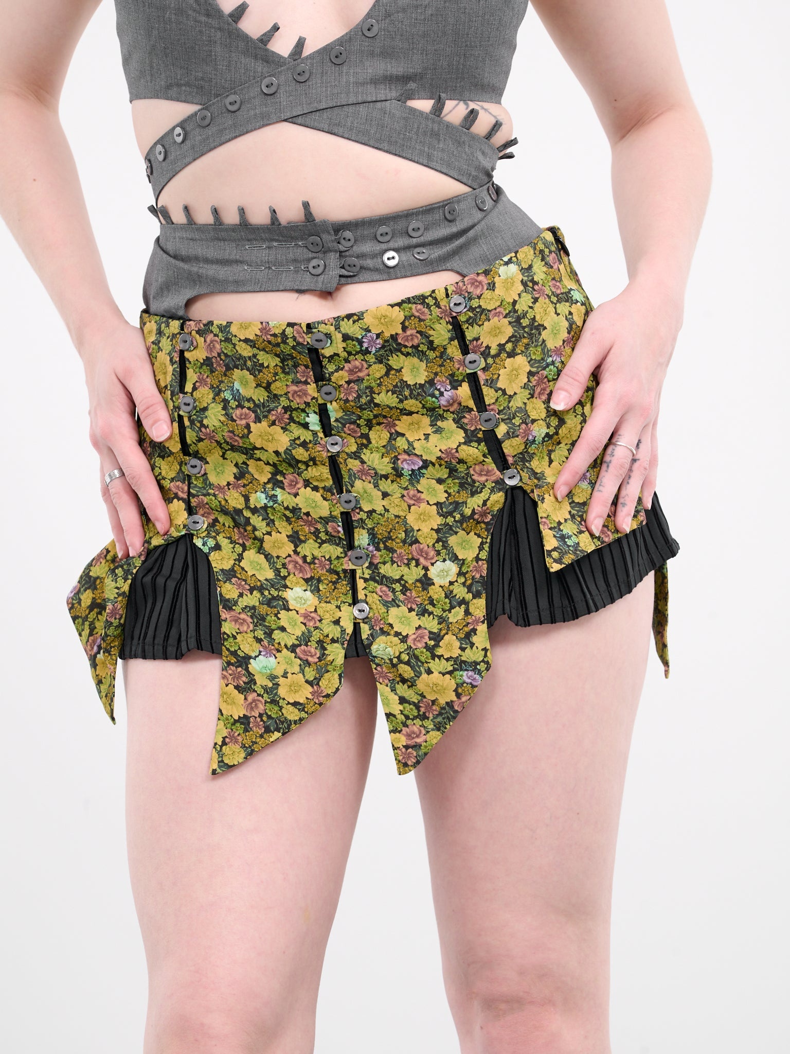 Panel Mini Skirt - 5