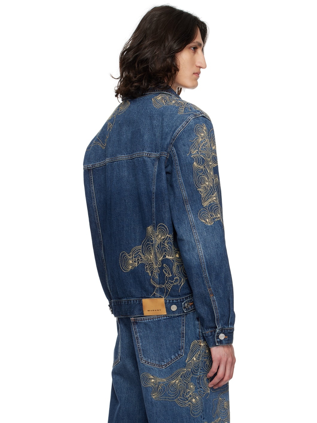 Navy Jango Denim Jacket - 3